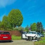 Wypadek Samochodowy na ul. Rgielskiej w Wągrowcu