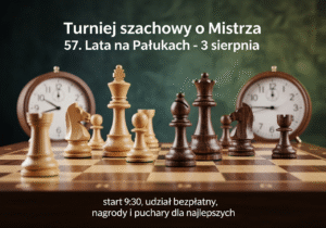 Turniej szachowy w Wągrowcu już 3 sierpnia – gra o tytuł mistrza