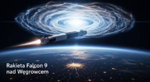 Niezwykły spektakl na polskim niebie. Nasza stacja nagrała przelot rakiety Falcon 9. To nie UFO!