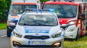 Tragiczny wypadek w Zbietce – droga DW 190 całkowicie zablokowana