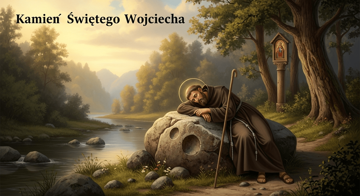 Ślady Świętego Wojciecha: Tajemnica kamienia z leczniczą wodą pod Wągrowcem