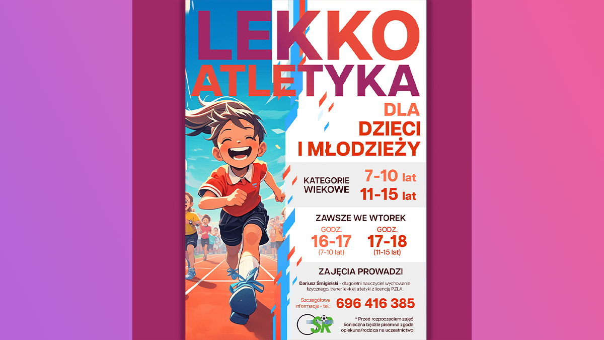 Startują zajęcia lekkoatletyczne dla dzieci i młodzieży w Wągrowcu!