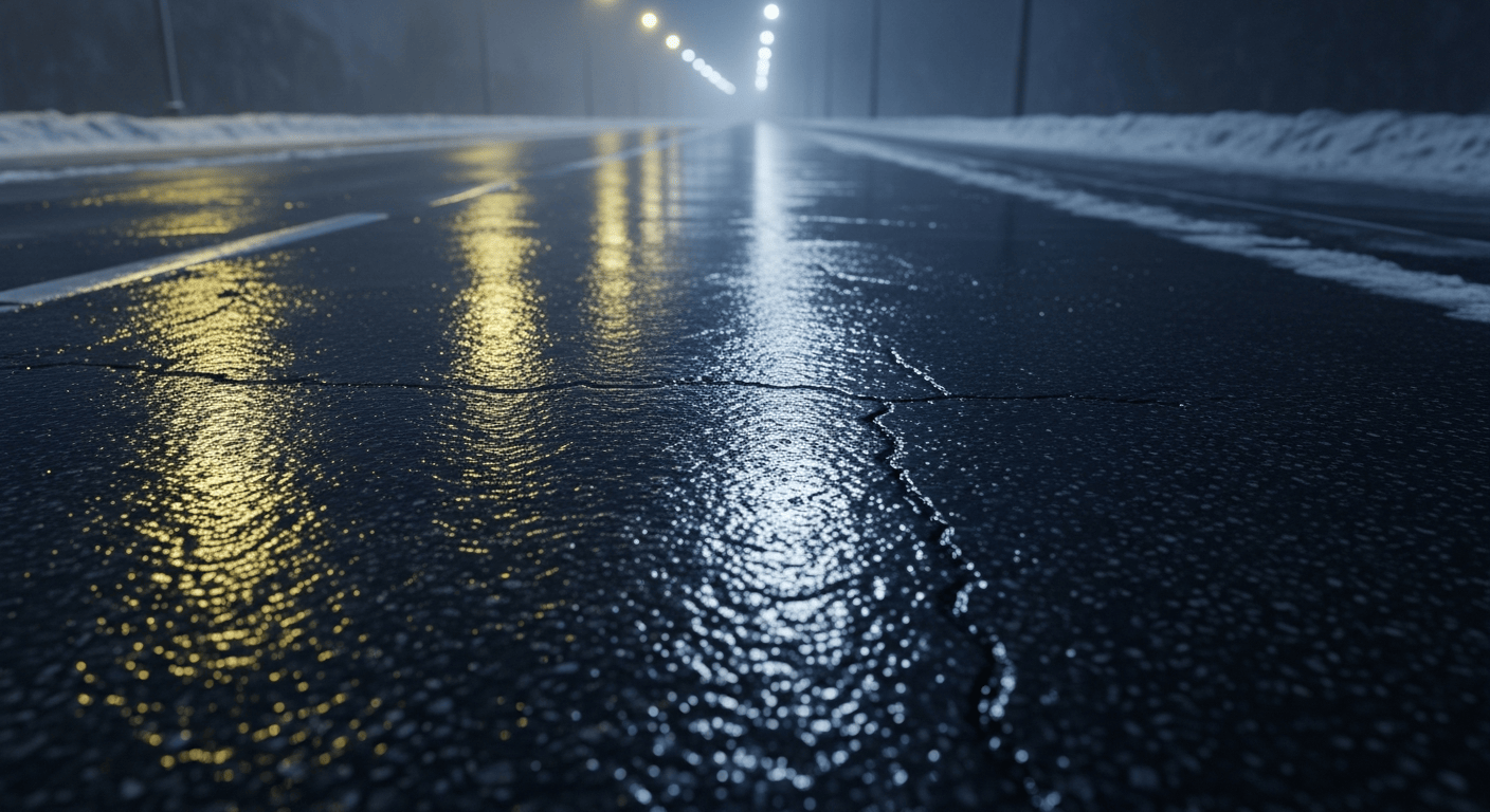 Uwaga, będzie ślisko! Ostrzeżenie 1. stopnia przed oblodzeniem. Trudna noc i poranek dla kierowców